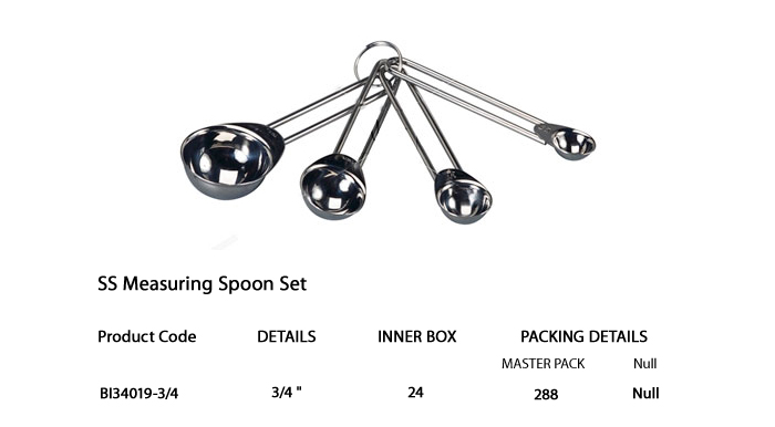 SS Measuring Spoon Set